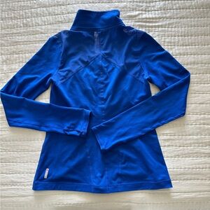 Zella fitted jacket and t-shirt in royal blue